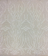 Ivory Floral Beaded Tulle — featuring hand-beading and sequins, 100% nylon, 140cm wide