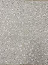 Ivory Sequined Floral Tulle — featuring floral motifs, a 3D floral design and hand-beading, 100% polyamide, 110cm wide