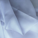 Lilac Silk Organza — lightweight, sheer and smooth with a low-sheen finish, 100% silk, 137cm wide