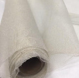 Cream Gold Lurex Tulle — soft, 90% polyester 10% lurex, 150cm wide