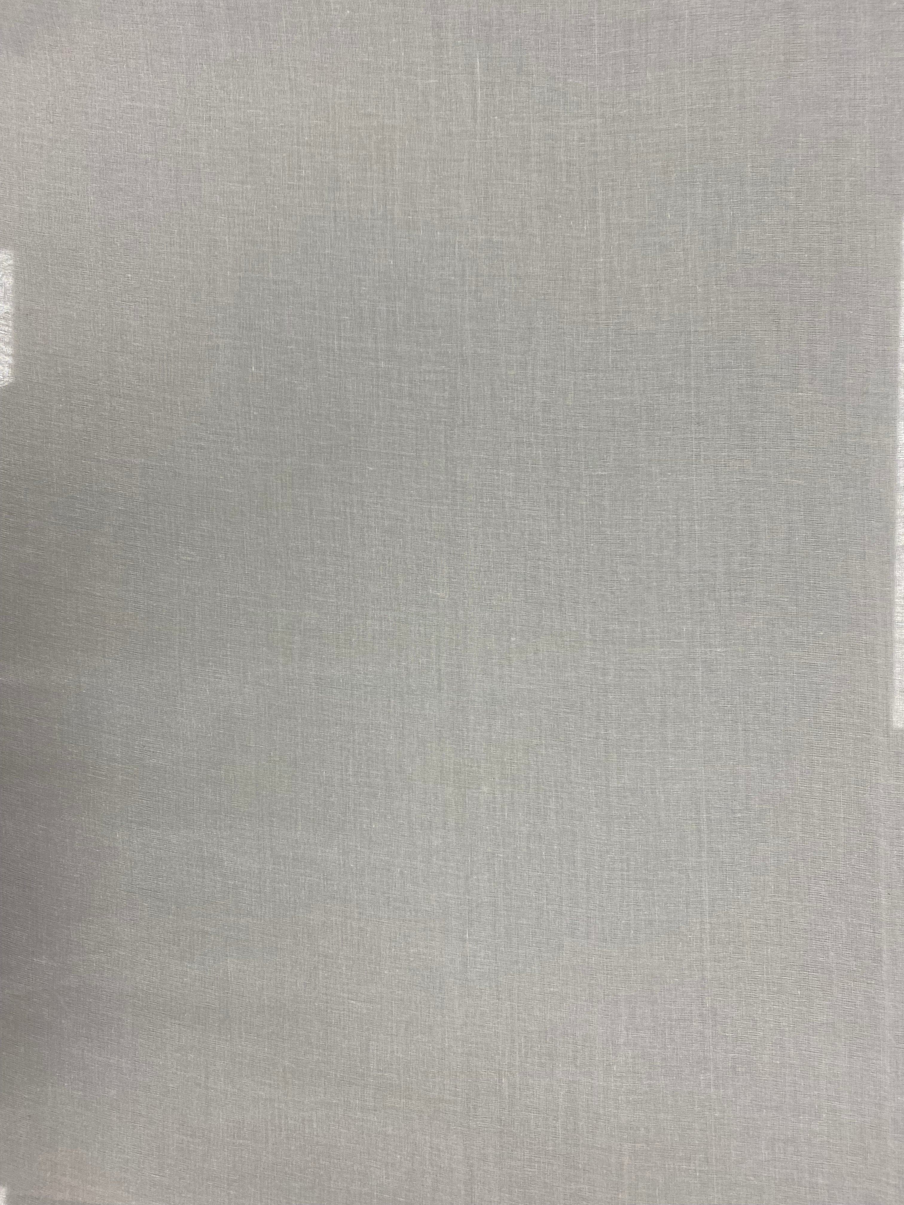 White Cotton Organdy — a lightweight, semi-sheer cotton with a crisp, stiff handle, 100% cotton