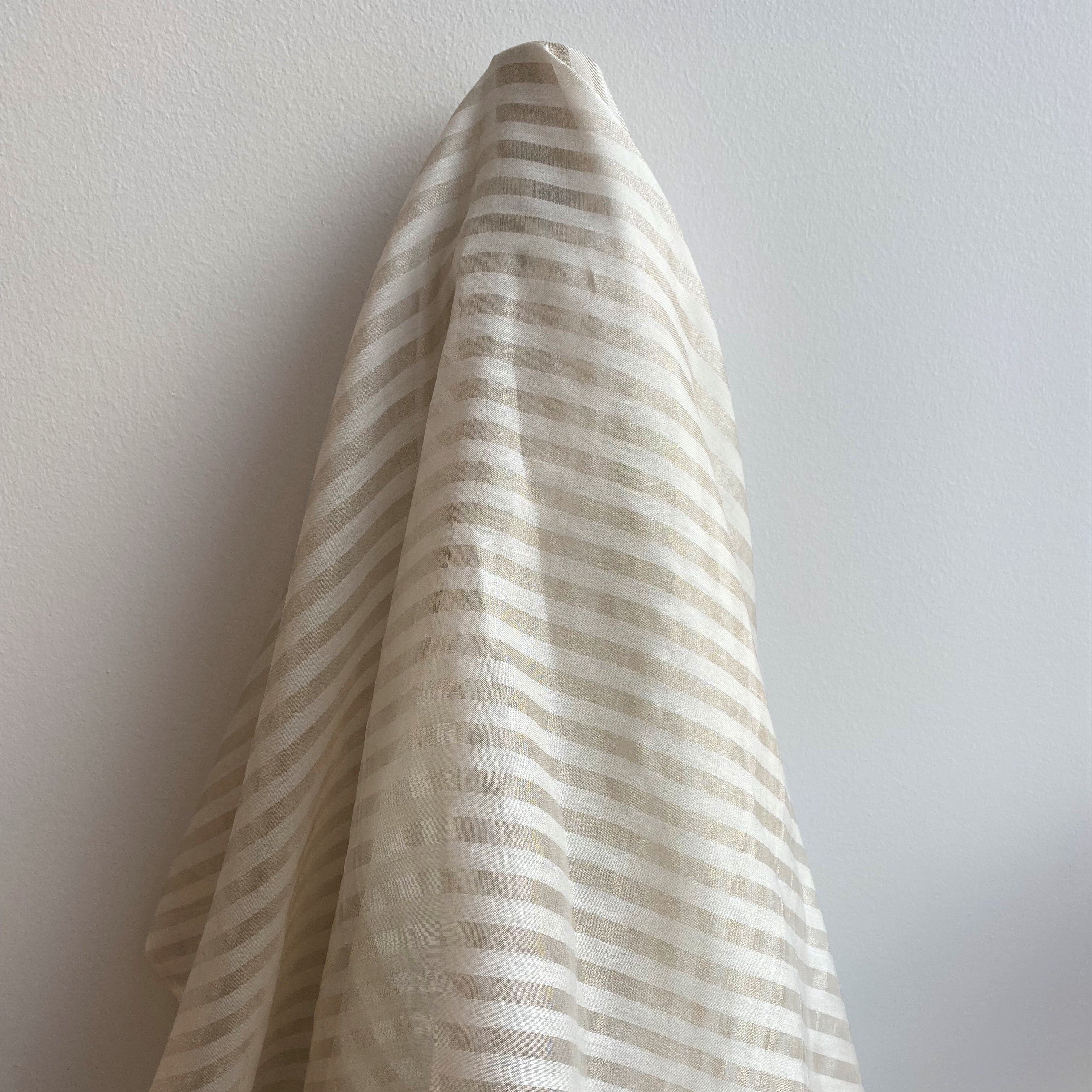 Stripe Organza Silver