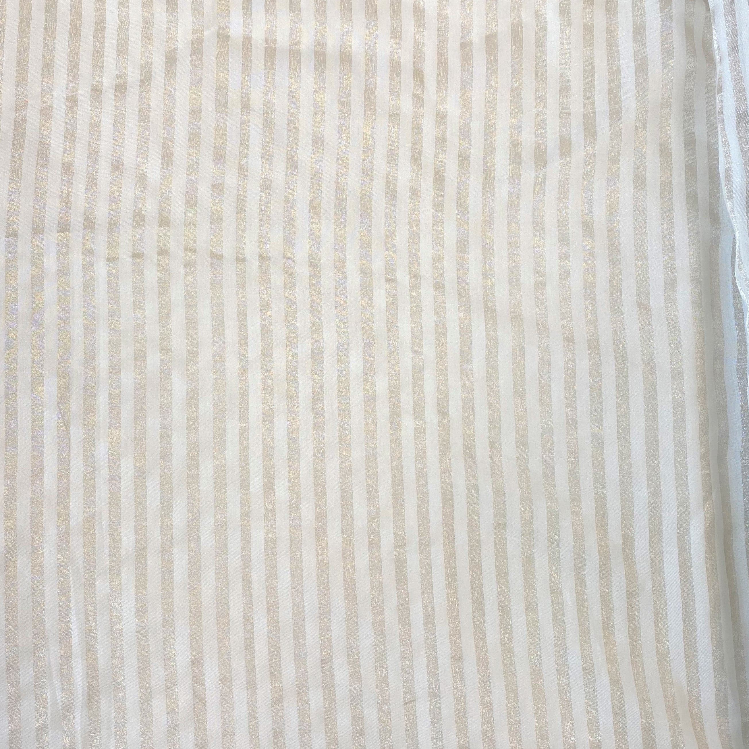 Stripe Organza Silver