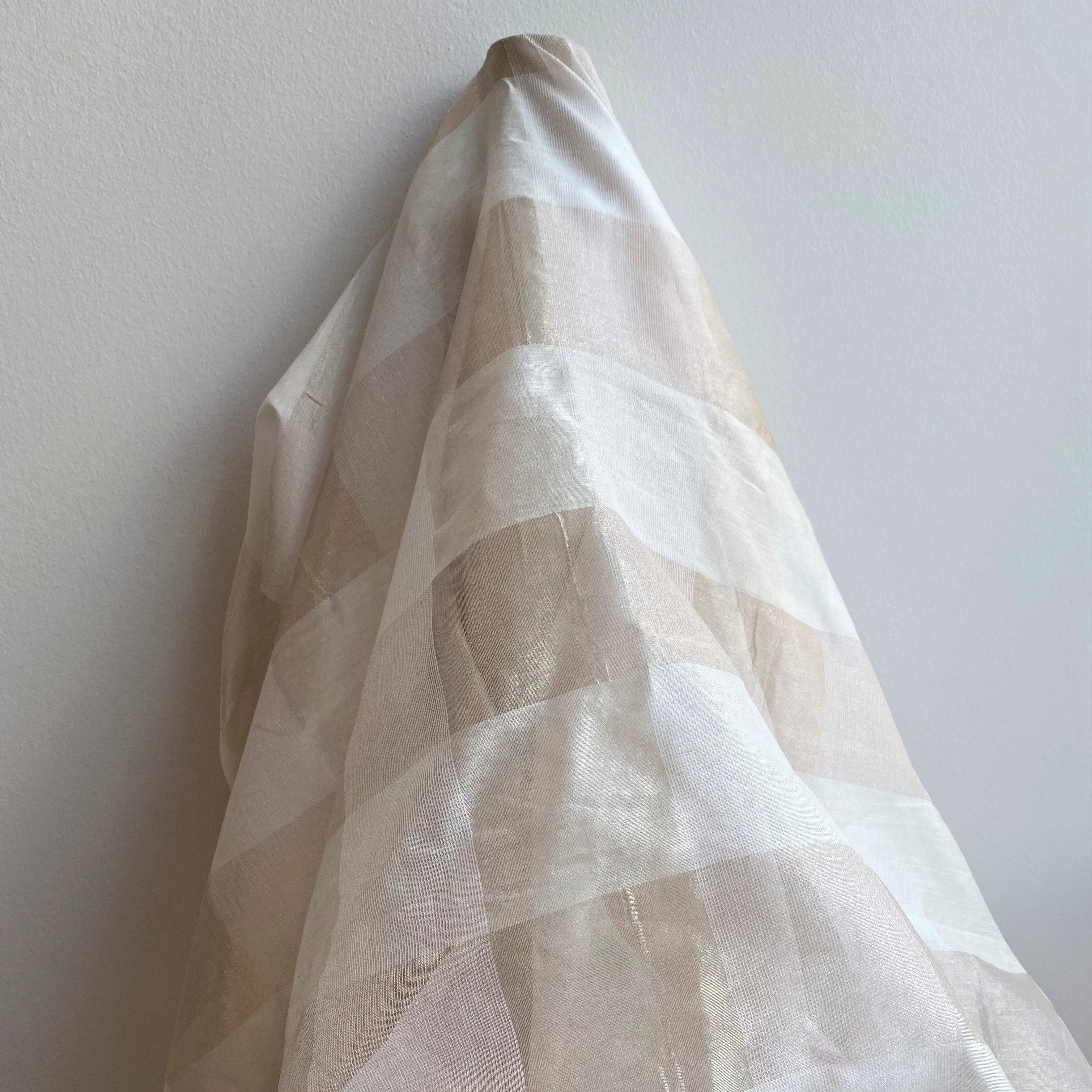 Stripe Organza Silver