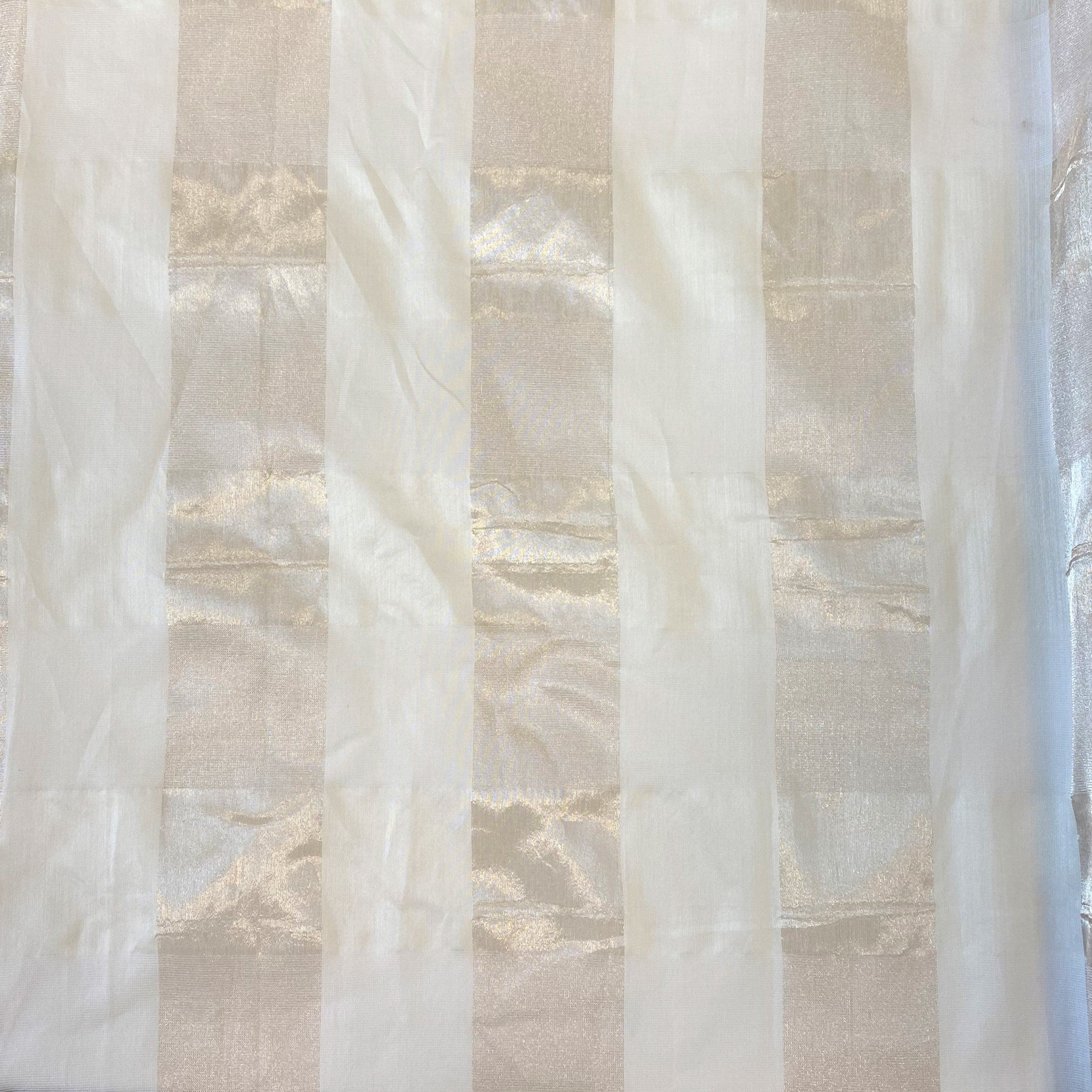 Stripe Organza Silver