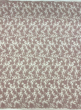 Tea Rose Floral Embroidered Tulle — featuring floral motifs, 60% polyester 40% nylon, 130cm wide