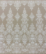 Ivory Embroidered Floral Tulle — featuring sequins, 50% nylon 30% polyester 20% rayon, 130cm wide
