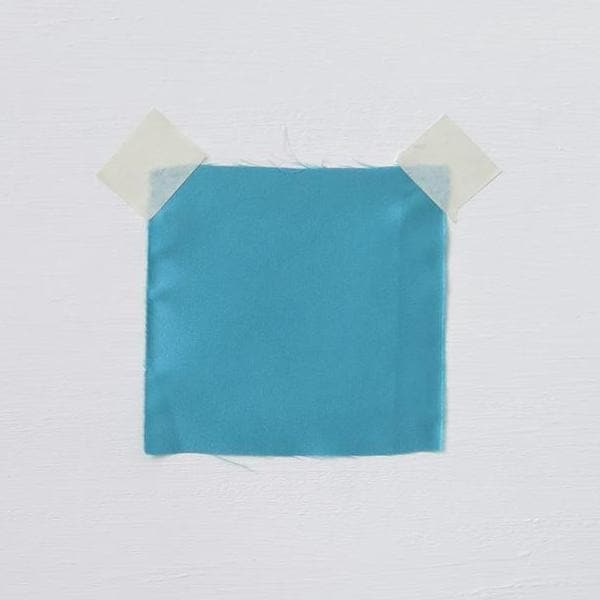Aquamarine Sandwash Satin — lightweight and soft with a smooth luster satin finish, 100% mulberry silk, 140cm wide