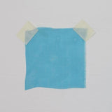Aquamarine Satin Chiffon — lightweight and sheer with a fluid, airy drape and a smooth satin luster finish, 100% mulberry silk, 140cm wide