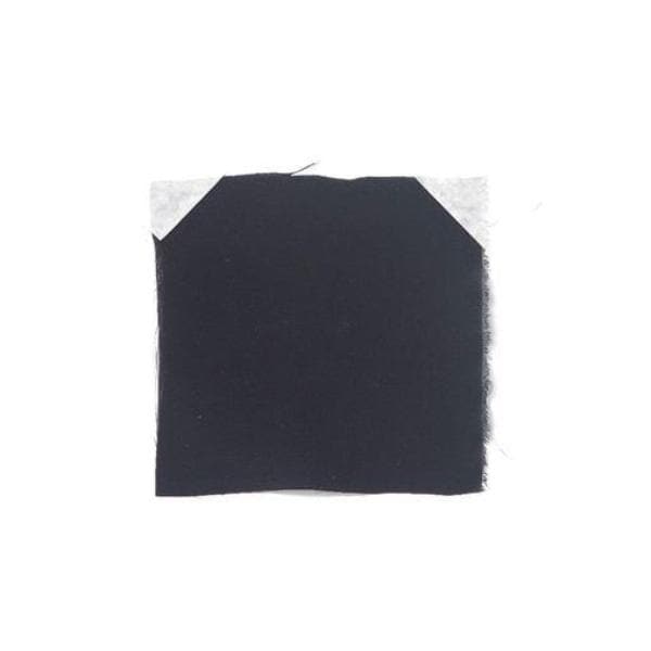 Black Crepe De Chine — lightweight with a low-sheen matte finish and a soft, fluid drape, 100% mulberry silk, 137cm wide