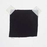 Black Sandwash Satin — lightweight and soft with a smooth luster satin finish, 100% mulberry silk, 140cm wide