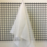 Bone Silk Organza — lightweight, sheer and smooth with a low-sheen finish, 100% silk, 137cm wide