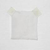 Bone Satin Chiffon — lightweight and sheer with a fluid, airy drape and a smooth satin luster finish, 100% mulberry silk, 140cm wide