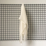 Cream Satin Chiffon — lightweight and sheer with a fluid, airy drape and a smooth satin luster finish, 100% mulberry silk, 140cm wide