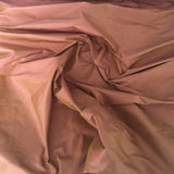 Clove Silk Dupion — mid-weight and crisp with a lightly slubbed texture, 100% silk, 137cm wide