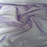Lavender Silk Dupion — mid-weight and crisp with a lightly slubbed texture, 100% silk, 137cm wide