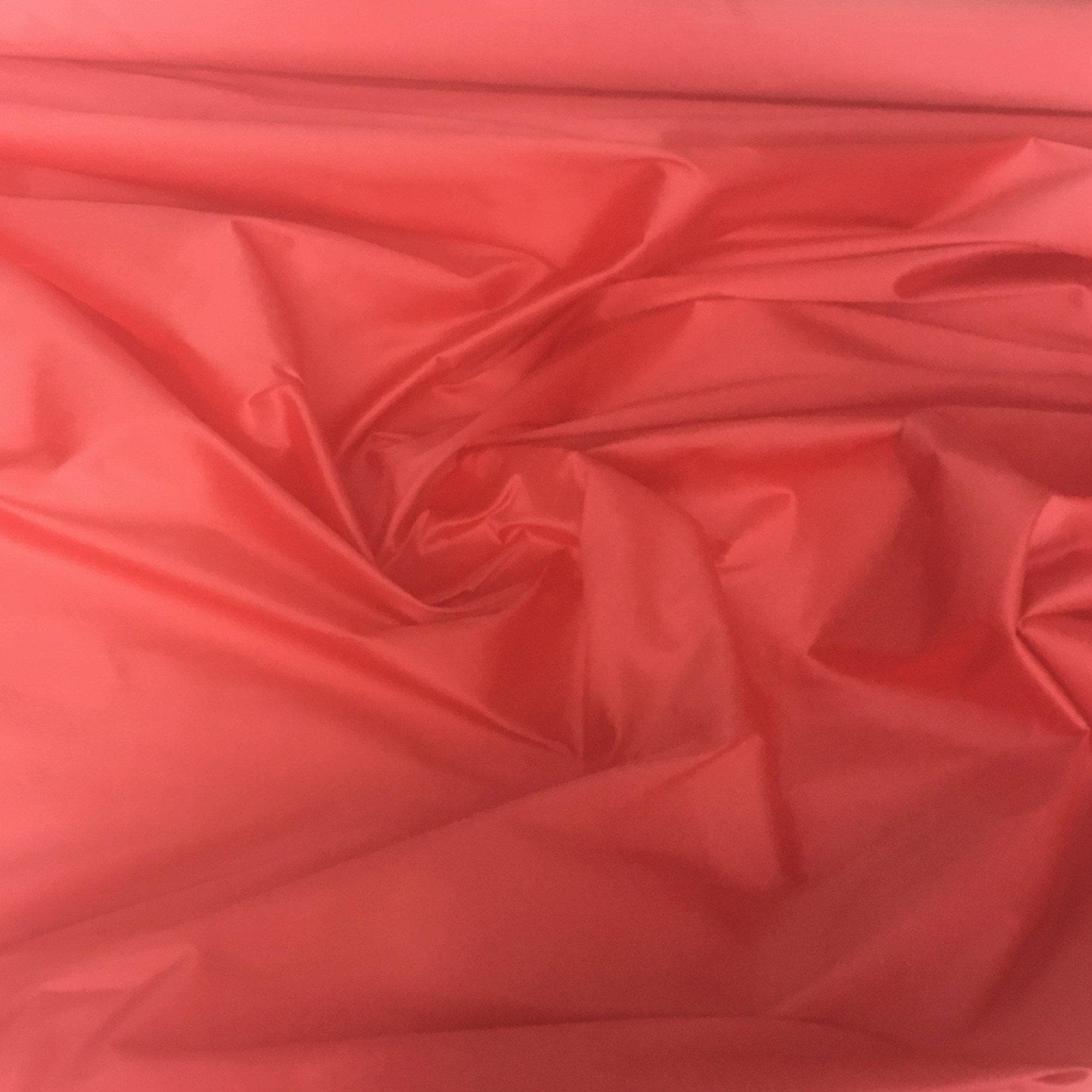 Melon Silk Dupion — mid-weight and crisp with a lightly slubbed texture, 100% silk, 137cm wide
