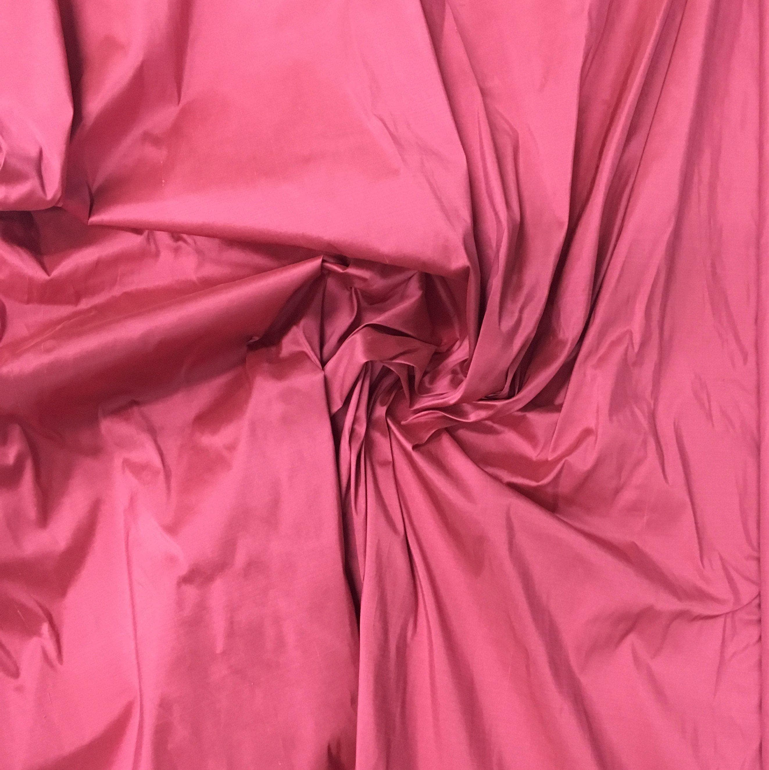 Orchid Silk Dupion — mid-weight and crisp with a lightly slubbed texture, 100% silk, 137cm wide