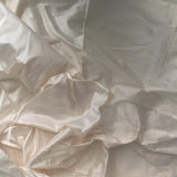 Seashell Silk Dupion — mid-weight and crisp with a lightly slubbed texture, 100% silk, 137cm wide