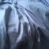 Wedgewood Silk Dupion — mid-weight and crisp with a lightly slubbed texture, 100% silk, 137cm wide