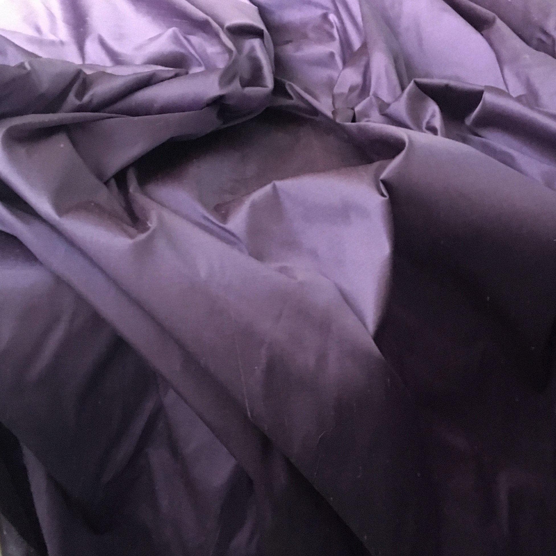 Wisteria Silk Dupion — mid-weight and crisp with a lightly slubbed texture, 100% silk, 137cm wide