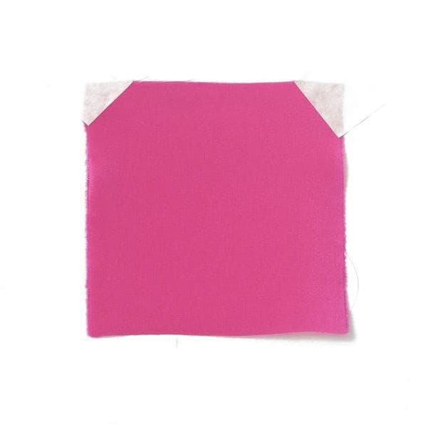 Fuchsia Crepe De Chine — lightweight with a low-sheen matte finish and a soft, fluid drape, 100% mulberry silk, 137cm wide
