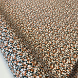 Green Printed Viscose Floral — a lightweight viscose with a printed floral design, in viscose