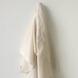 Oyster Habotai — soft with a light, airy drape and a smooth satin finish, 100% mulberry silk, 140cm wide