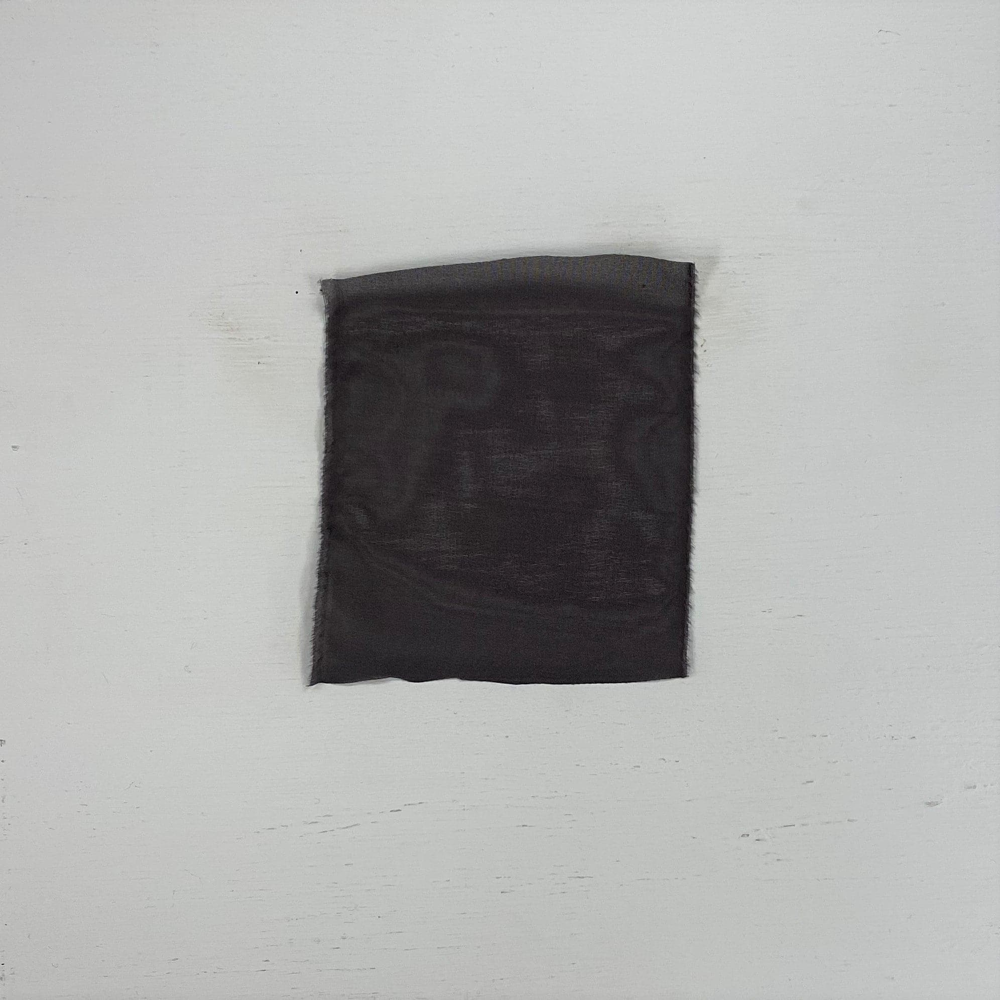 Licorice Habotai — soft with a light, airy drape and a smooth satin finish, 100% mulberry silk, 140cm wide
