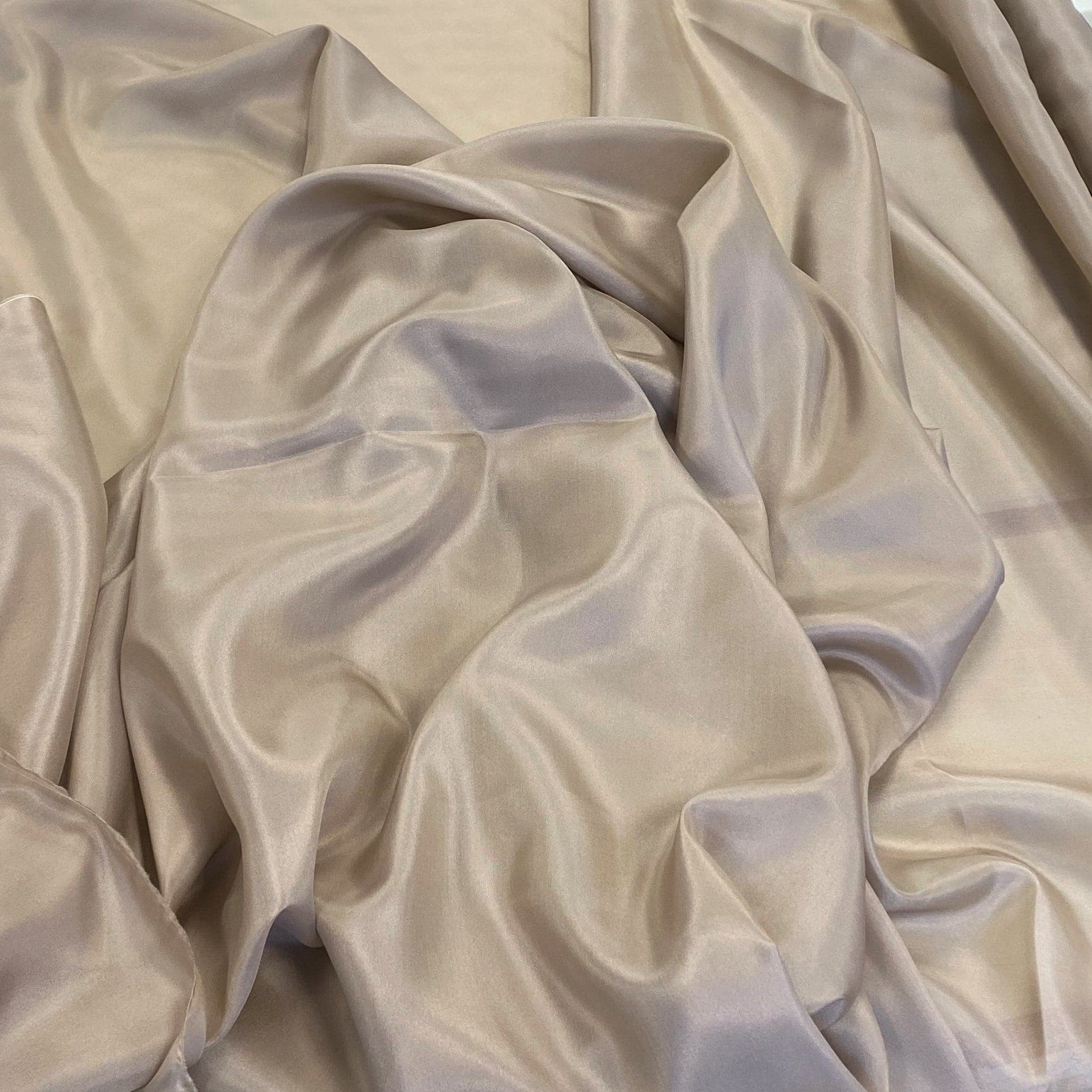 Pancake Habotai — soft with a light, airy drape and a smooth satin finish, 100% mulberry silk, 140cm wide