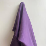Purple Habotai — soft with a light, airy drape and a smooth satin finish, 100% mulberry silk, 140cm wide