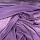 Purple Habotai — soft with a light, airy drape and a smooth satin finish, 100% mulberry silk, 140cm wide
