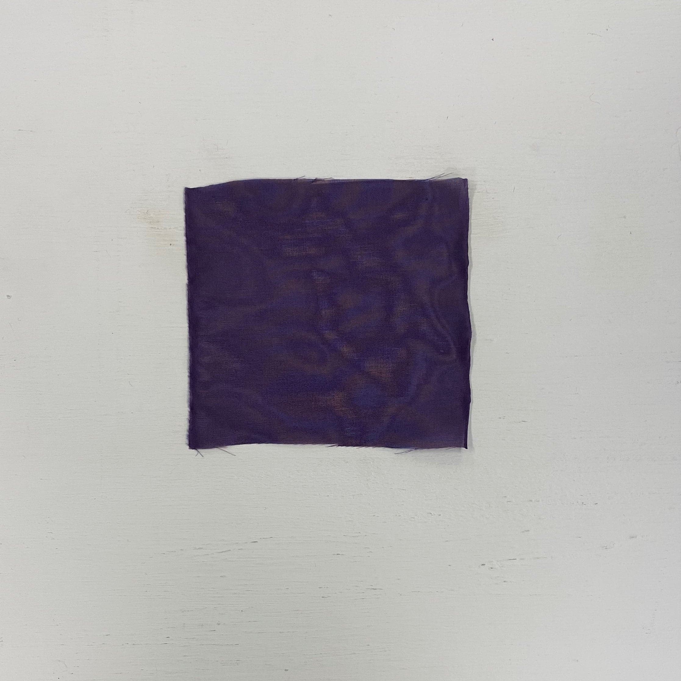 Purple Habotai — soft with a light, airy drape and a smooth satin finish, 100% mulberry silk, 140cm wide