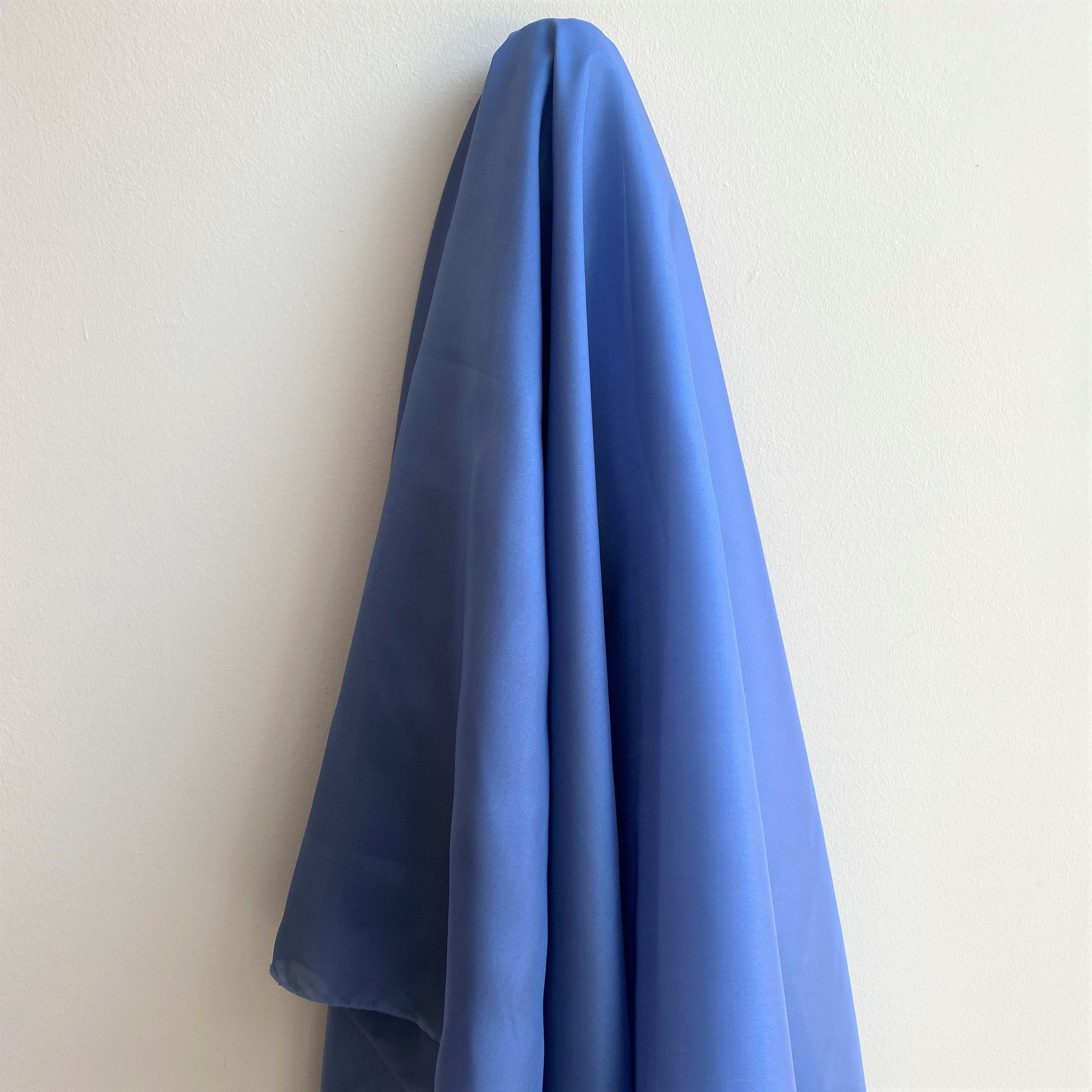 Wedgewood Habotai — soft with a light, airy drape and a smooth satin finish, 100% mulberry silk, 140cm wide