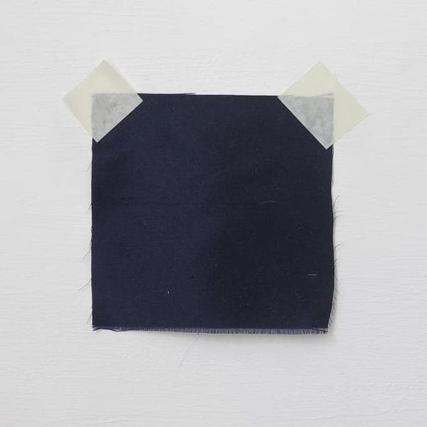 Indigo Silk Dupion — mid-weight and crisp with a lightly slubbed texture, 100% silk, 137cm wide