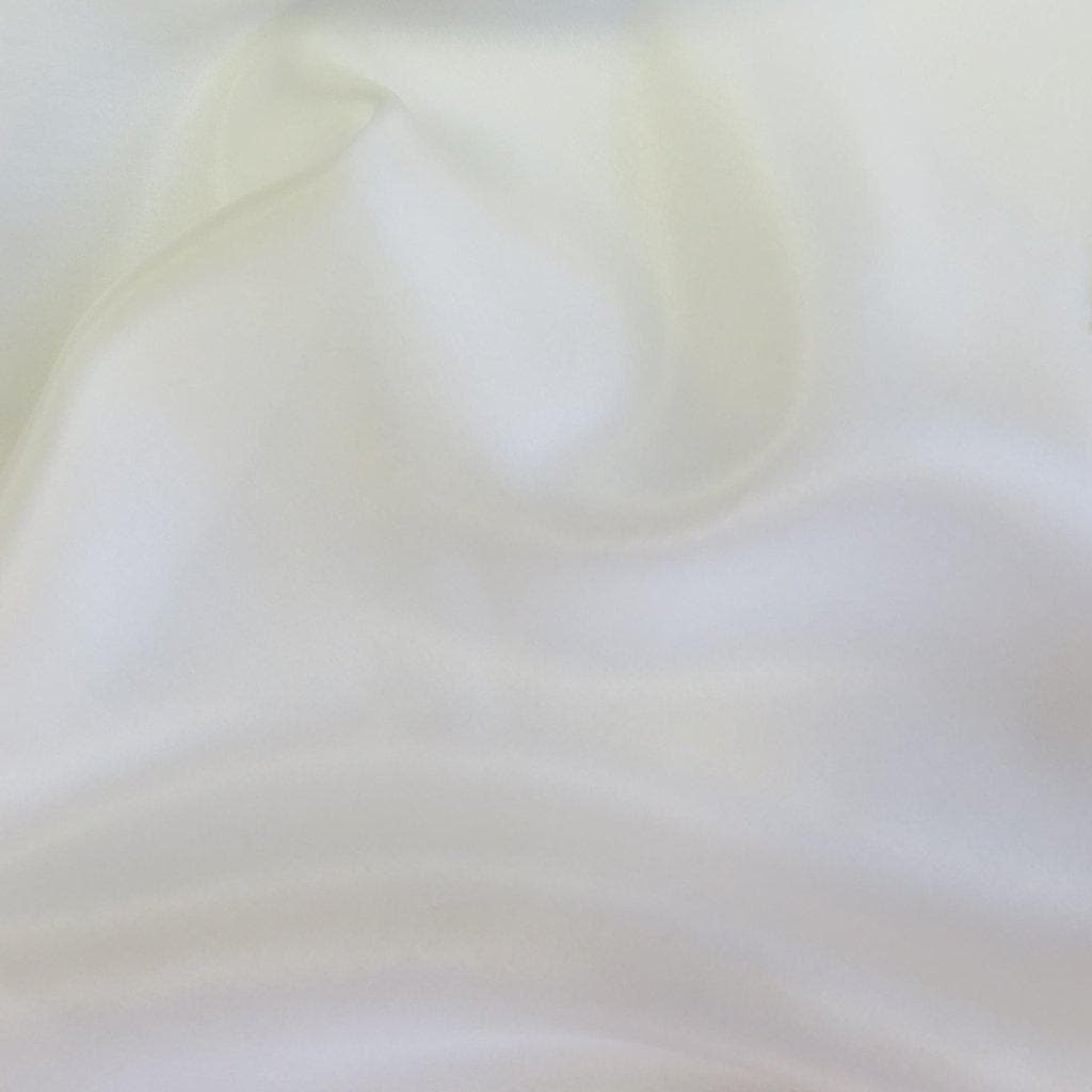 Ivory Habotai — soft with a light, airy drape and a smooth satin finish, 100% mulberry silk, 140cm wide