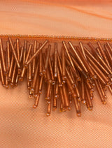 Beaded Trim K23897 Orange