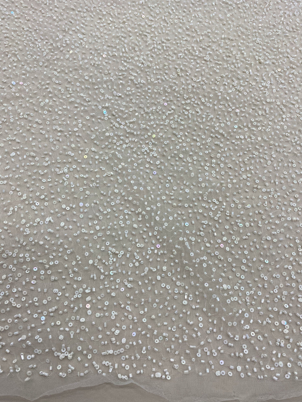 All Over Beaded Tulle (K24956) Ivory