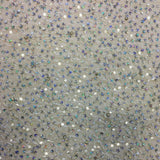 Star Sequin Georgette Ivory