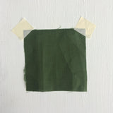 Dill Linen — mid-weight plain-weave linen with a slightly crisp handle that softens with wear, 100% linen, 135cm wide