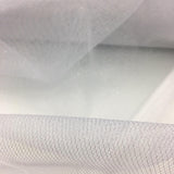 Ivory Silver Lurex Tulle — soft, 90% polyester 10% lurex, 137cm wide