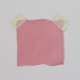 Melon Satin Chiffon — lightweight and sheer with a fluid, airy drape and a smooth satin luster finish, 100% mulberry silk, 140cm wide