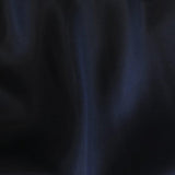 Navy Habotai — soft with a light, airy drape and a smooth satin finish, 100% mulberry silk, 140cm wide