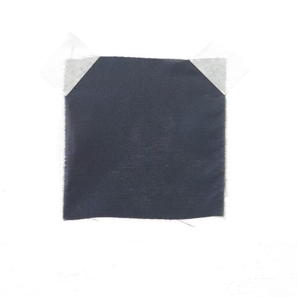 Navy Habotai — soft with a light, airy drape and a smooth satin finish, 100% mulberry silk, 140cm wide