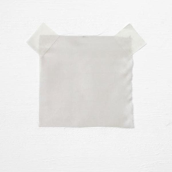 Oyster Habotai — soft with a light, airy drape and a smooth satin finish, 100% mulberry silk, 140cm wide