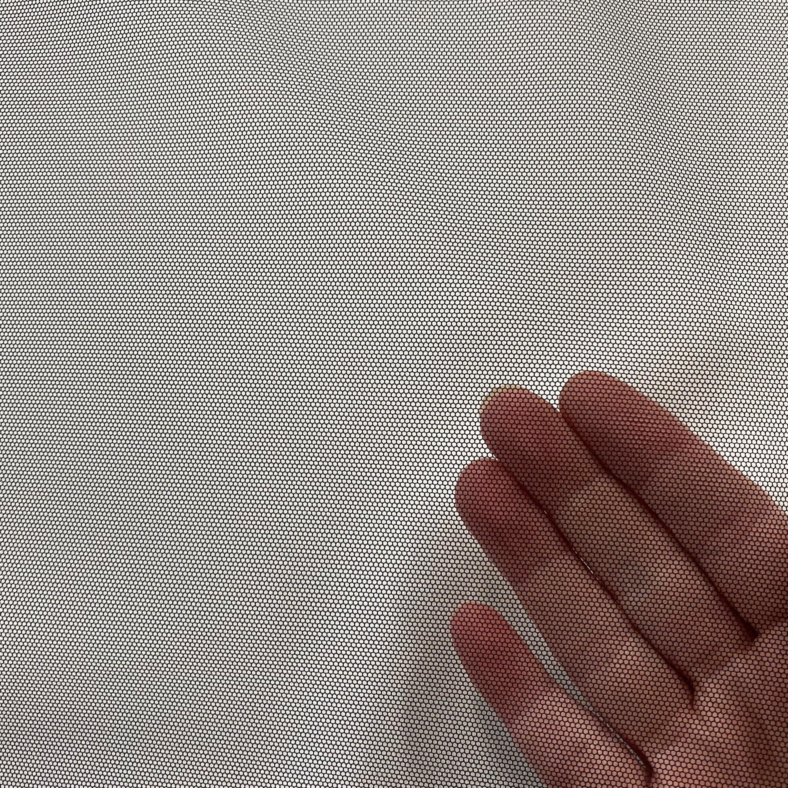 Navy Polyester Tulle — lightweight and soft, 100% polyester, 150cm wide
