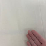 Ivory Recycled Illusion Tulle — lightweight and soft, 100% polyester, 150cm wide