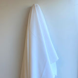 Ivory Recycled Polyester Poplin — lightweight and smooth with a soft handle, in recycled polyester
