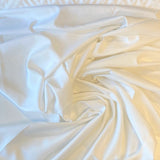 Ivory Recycled Polyester Poplin — lightweight and smooth with a soft handle, in recycled polyester