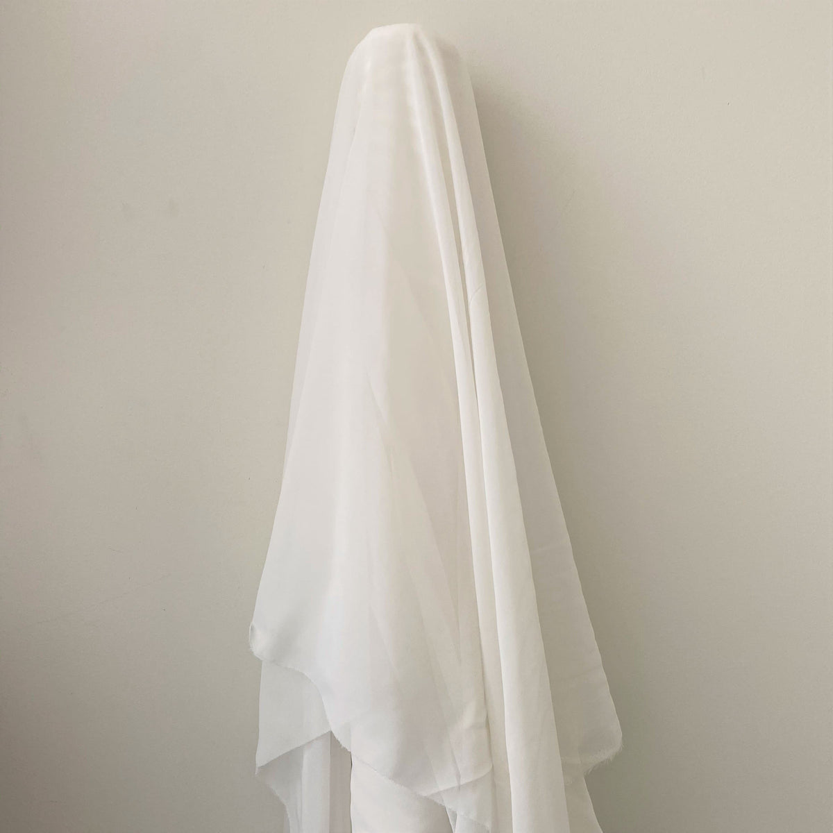 Recycled Polyester Chiffon - Ivory